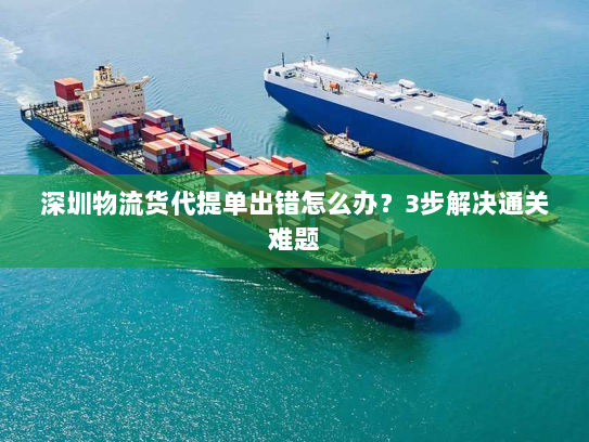 深圳物流货代提单出错怎么办?3步解决通关难题 深圳物流货代提单出错怎么办?3步解决通关难题