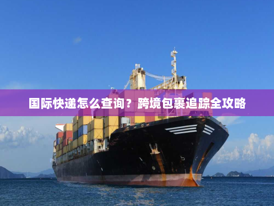 国际快递怎么查询？跨境包裹追踪全攻略