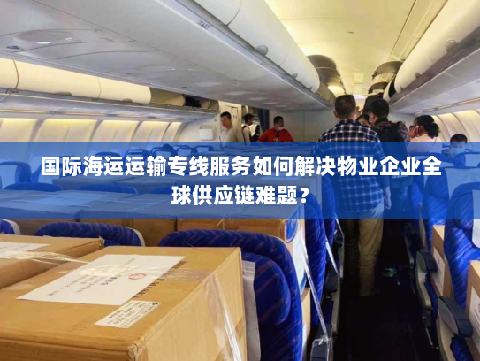 国际海运运输专线服务如何解决物业企业全球供应链难题？