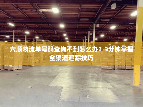 六顺物流单号码查询不到怎么办?3分钟掌握全渠道追踪技巧 六顺物流单号码查询不到怎么办?3分钟掌握全渠道追踪技巧