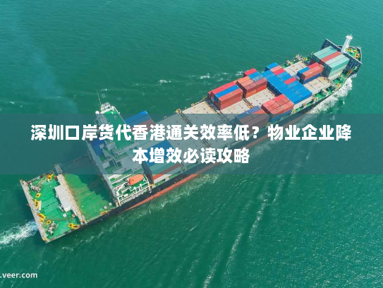 深圳口岸货代香港通关效率低?物业企业降本增效必读攻略 深圳口岸货代香港通关效率低?物业企业降本增效必读攻略