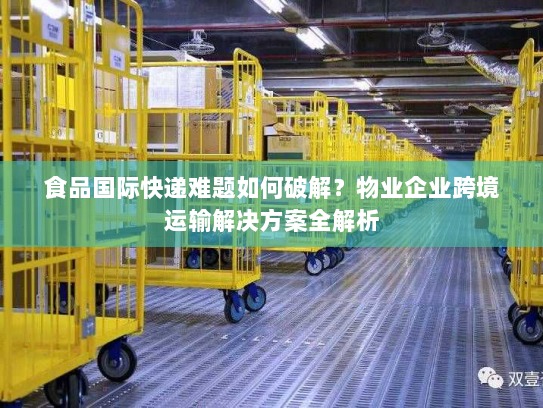 食品国际快递难题如何破解?物业企业跨境运输解决方案全解析 食品国际快递难题如何破解?物业企业跨境运输解决方案全解析