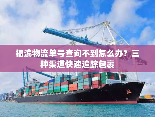 福滨物流单号查询不到怎么办？三种渠道快速追踪包裹
