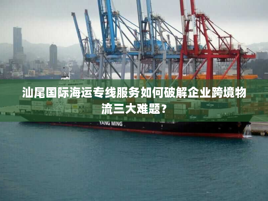 汕尾国际海运专线服务如何破解企业跨境物流三大难题? 汕尾国际海运专线服务如何破解企业跨境物流三大难题?