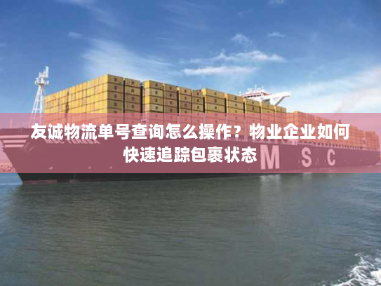 友诚物流单号查询怎么操作?物业企业如何快速追踪包裹状态 友诚物流单号查询怎么操作?物业企业如何快速追踪包裹状态