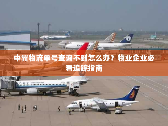 中翼物流单号查询不到怎么办？物业企业必看追踪指南