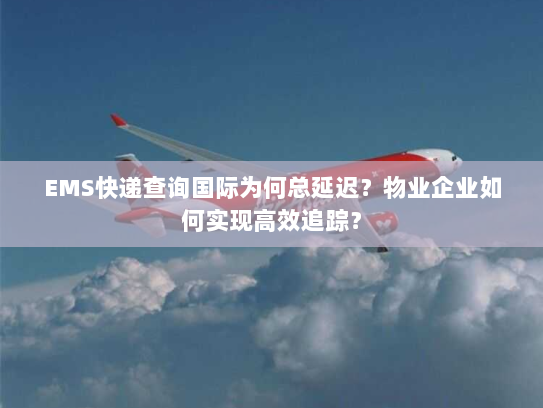 EMS快递查询国际为何总延迟？物业企业如何实现高效追踪？