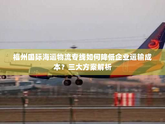 福州国际海运物流专线如何降低企业运输成本？三大方案解析