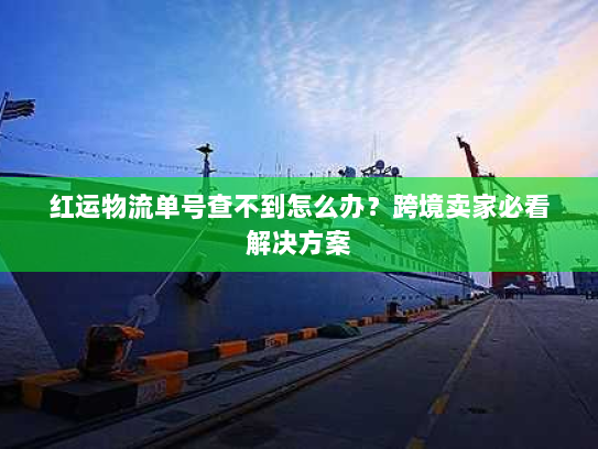 红运物流单号查不到怎么办?跨境卖家必看解决方案 红运物流单号查不到怎么办?跨境卖家必看解决方案