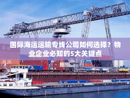 国际海运运输专线公司如何选择？物业企业必知的5大关键点