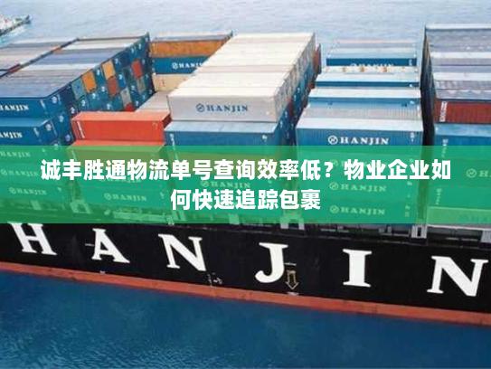 诚丰胜通物流单号查询效率低?物业企业如何快速追踪包裹 诚丰胜通物流单号查询效率低?物业企业如何快速追踪包裹