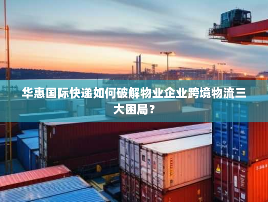 华惠国际快递如何破解物业企业跨境物流三大困局? 华惠国际快递如何破解物业企业跨境物流三大困局?