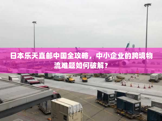 日本乐天直邮中国全攻略，中小企业的跨境物流难题如何破解？