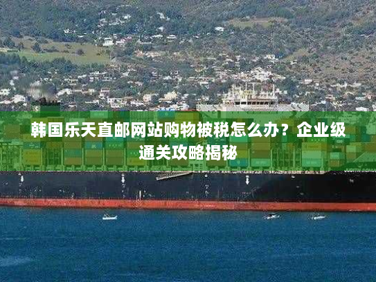 韩国乐天直邮网站购物被税怎么办?企业级通关攻略揭秘 韩国乐天直邮网站购物被税怎么办?企业级通关攻略揭秘