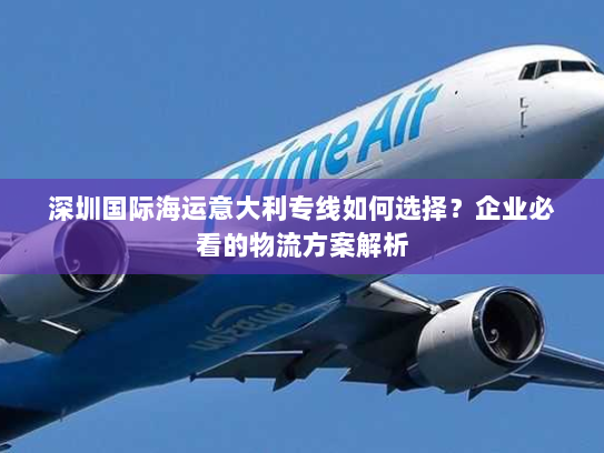 深圳国际海运意大利专线如何选择?企业必看的物流方案解析 深圳国际海运意大利专线如何选择?企业必看的物流方案解析