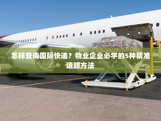 怎样查询国际快递？物业企业必学的5种精准追踪方法