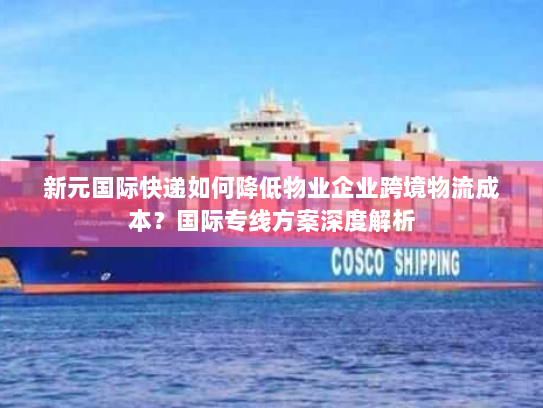 新元国际快递如何降低物业企业跨境物流成本?国际专线方案深度解析 新元国际快递如何降低物业企业跨境物流成本?国际专线方案深度解析