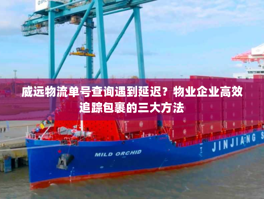 威远物流单号查询遇到延迟？物业企业高效追踪包裹的三大方法