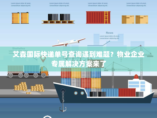 艾森国际快递单号查询遇到难题？物业企业专属解决方案来了
