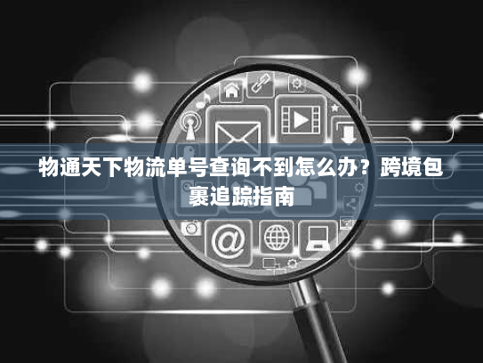 物通天下物流单号查询不到怎么办?跨境包裹追踪指南 物通天下物流单号查询不到怎么办?跨境包裹追踪指南