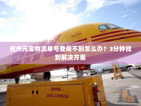 杭州元宝物流单号查询不到怎么办?3分钟找到解决方案 杭州元宝物流单号查询不到怎么办?3分钟找到解决方案