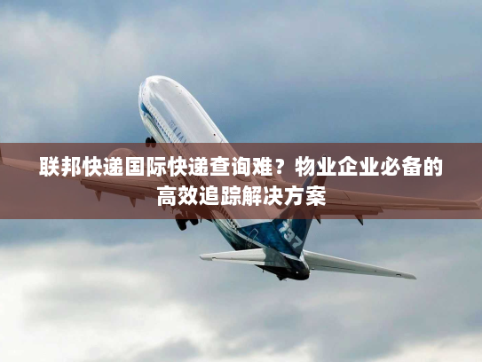 联邦快递国际快递查询难？物业企业必备的高效追踪解决方案
