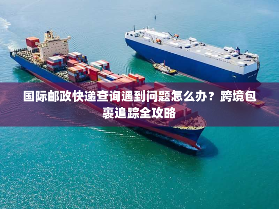 国际邮政快递查询遇到问题怎么办?跨境包裹追踪全攻略 国际邮政快递查询遇到问题怎么办?跨境包裹追踪全攻略