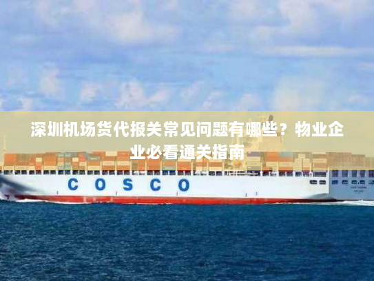 深圳机场货代报关常见问题有哪些?物业企业必看通关指南 深圳机场货代报关常见问题有哪些?物业企业必看通关指南