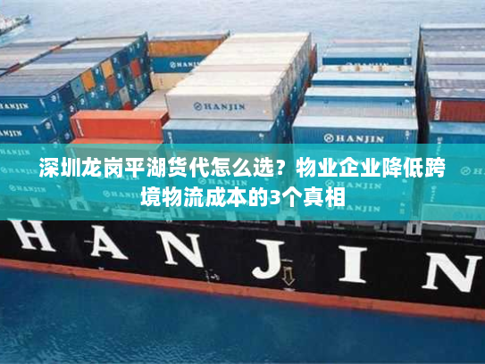 深圳龙岗平湖货代怎么选?物业企业降低跨境物流成本的3个真相 深圳龙岗平湖货代怎么选?物业企业降低跨境物流成本的3个真相