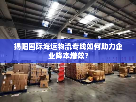 揭阳国际海运物流专线如何助力企业降本增效？