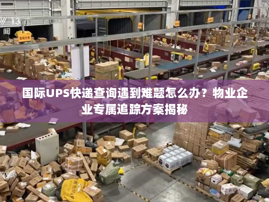 国际UPS快递查询遇到难题怎么办？物业企业专属追踪方案揭秘