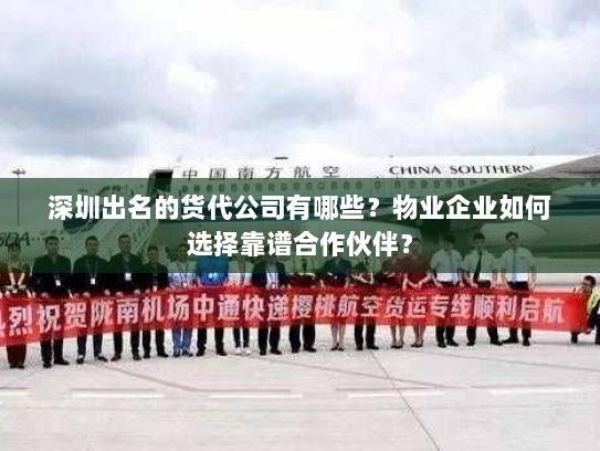 深圳出名的货代公司有哪些?物业企业如何选择靠谱合作伙伴? 深圳出名的货代公司有哪些?物业企业如何选择靠谱合作伙伴?