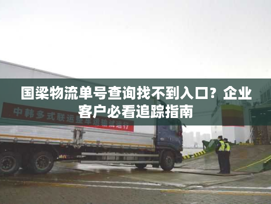 国梁物流单号查询找不到入口？企业客户必看追踪指南