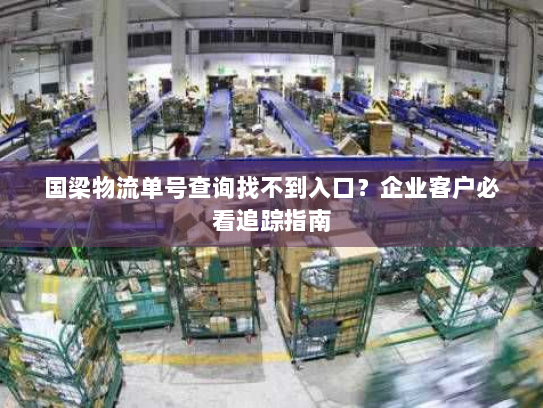 国梁物流单号查询找不到入口?企业客户必看追踪指南 国梁物流单号查询找不到入口?企业客户必看追踪指南