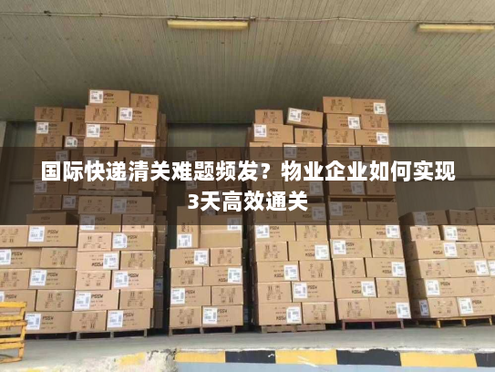 国际快递清关难题频发？物业企业如何实现3天高效通关