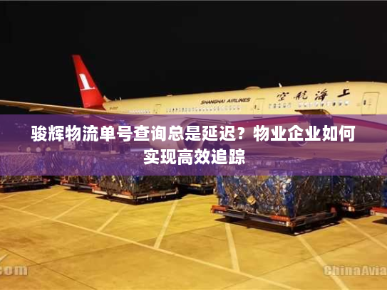 骏辉物流单号查询总是延迟？物业企业如何实现高效追踪