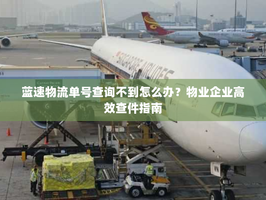 蓝速物流单号查询不到怎么办?物业企业高效查件指南 蓝速物流单号查询不到怎么办?物业企业高效查件指南