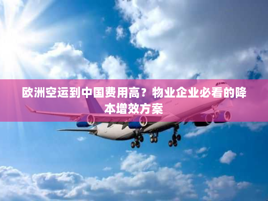 欧洲空运到中国费用高?物业企业必看的降本增效方案 欧洲空运到中国费用高?物业企业必看的降本增效方案