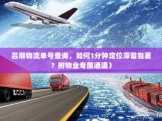 吕顺物流单号查询,如何1分钟定位滞留包裹?附物业专属通道) 吕顺物流单号查询,如何1分钟定位滞留包裹?附物业专属通道)
