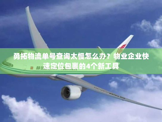 勇拓物流单号查询太慢怎么办？物业企业快速定位包裹的4个新工具