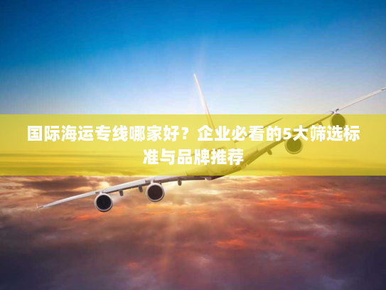 国际海运专线哪家好？企业必看的5大筛选标准与品牌推荐