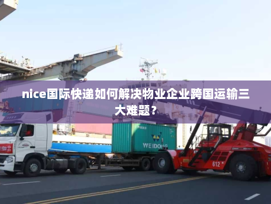 nice国际快递如何解决物业企业跨国运输三大难题？