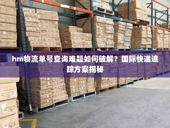 hm物流单号查询难题如何破解？国际快递追踪方案揭秘