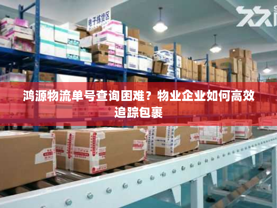 鸿源物流单号查询困难？物业企业如何高效追踪包裹