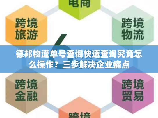 德邦物流单号查询快速查询究竟怎么操作?三步解决企业痛点 德邦物流单号查询快速查询究竟怎么操作?三步解决企业痛点