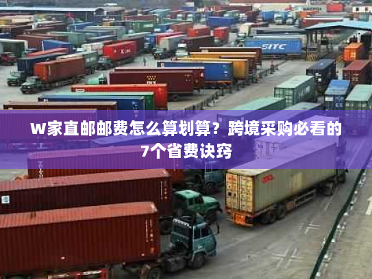 W家直邮邮费怎么算划算？跨境采购必看的7个省费诀窍