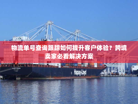物流单号查询跟踪如何提升客户体验？跨境卖家必看解决方案