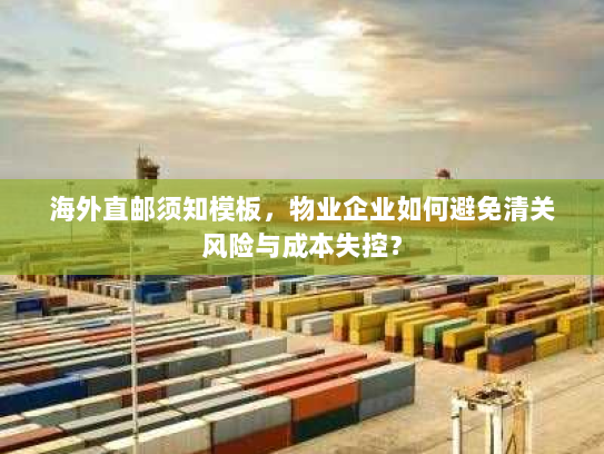 海外直邮须知模板,物业企业如何避免清关风险与成本失控? 海外直邮须知模板,物业企业如何避免清关风险与成本失控?