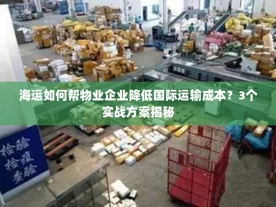 海运如何帮物业企业降低国际运输成本?3个实战方案揭秘 海运如何帮物业企业降低国际运输成本?3个实战方案揭秘