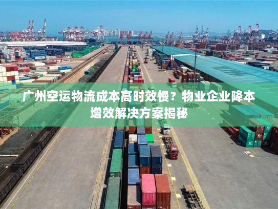广州空运物流成本高时效慢？物业企业降本增效解决方案揭秘